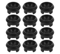 COMPUKAS Gourd Holder Display Stands and Beautiful Hand-carved Designs 12pcs Black with Stable Structure for Home Decoration and Craft Display