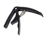 COMPUKAS Guitar Capo for Acoustic Electric Guitar Ukulele Adjustable Spring Tension Clamp for Quick Fret Change Compatible with Folk Banjo Mandolin Easy One Hand Use for Beginners