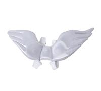 COMPUKAS Halloween Angel Wings Pet Costume for Cats, White Cloth Material Comfortable Fit and Easy Closure, Distinctive Design for Daily Wear and Halloween Parties