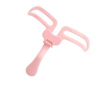 COMPUKAS Handheld Eyebrow Template for Easy Shaping Portable and Ergonomic Eyebrow Stencil Tool for Beginners and Experts Effortlessly Reusable and Easy to Clean Pink