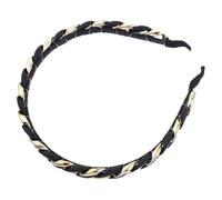 COMPUKAS Headband with Simple Styling and Design for Women Retro Black Hair Accessory for Resin for Daily Use and Household Work