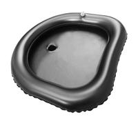 COMPUKAS Inflatable Hair Washing Basin Portable Bedside Shampoo Basin Reusable for Bedridden Elderly Patients and Pregnant Women Black