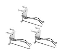 COMPUKAS Iron Cash Register Clips Money Drawer Replacement Clips Multi-Functional 3pcs Silver Cash Drawer Accessories for Shops and Businesses