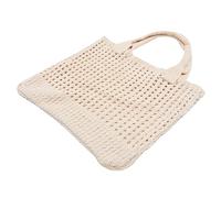 COMPUKAS Knit Tote Bag for Women Beach Handbag with Lightweight Design for Daily Use Shopping and Parties Durable and Stylish Crocheted Shoulder Bag