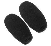 COMPUKAS Lapel Microphone Wind Cover Sponge Windscreens that Improve Voice Clarity and Reduce Noise 2pcs Easy to Replace Microphone Accessories for Conference and Speeches