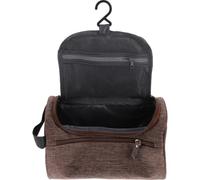 COMPUKAS Large Capacity Portable Toiletry Bag for Travel and Business Trips, Lightweight Polyester Makeup Organizer with Classified Storage and Hanging Hook, Practical Cosmetic Bag