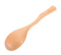 COMPUKAS Large Wooden Rice Scooper Comfortable Grip and Versatile Design, Minimalist Style Kitchen Utensil for Serving and Flipping Rice Large Capacity, Simple Appearance for Home Use