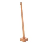 COMPUKAS Long Handled Wooden Shoehorn Minimizing Friction with Stand and String 22 Inch Extended Handle Shoe Horn for Seniors and Pregnant Women Suitable for Bedrooms and Home Use