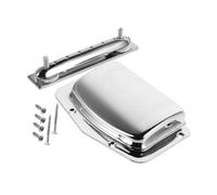 COMPUKAS Metal Guitar Bridge Cover: Replacement Adjustable Protective Plate Quick Setup for Electric Guitar Accessories Maintenance