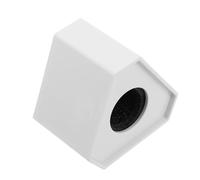 COMPUKAS Microphone Logo Flag Station Portable Interview Mic Stand Modern Design for News Reporting Public Speaking and Events Stylish and Prop for Professionals