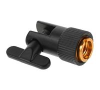 COMPUKAS Microphone Shock Mount Holder 4.5cm Anti-vibration Mic Mount with Nut, Plastic and Copper Construction for Studio and Home Recording Environments, Noise Reducing Secure Connection