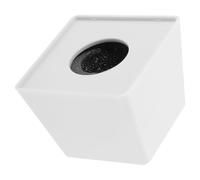 COMPUKAS Microphone Standard for Interview Mic Flag Cube Microphone Prop for Studio Use Logo Case