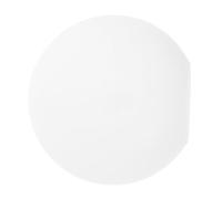 COMPUKAS Milky White Frosted Glass Globe Lampshade Round Pendant Ceiling Light Shade for Living and Dining Table Easy Installation with Warm Diffused Lighting Stylish Contemporary Design