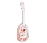 COMPUKAS Mini Ukulele Toy for Boys and Girls Simulation Guitar for Toddlers Early Education Musical Toy Left Handed Ukulele for Toddlers Boy Girl Guitar for Year Olds