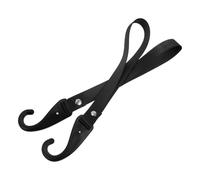 COMPUKAS Motorcycle Luggage Straps Prevents Items Falling 2pcs with Hooks Punch Free Installation, Sturdy Pp Material for Helmet Holder Suitable for Motorcycle Handlebar on The Road