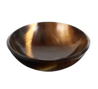 COMPUKAS Multi-Functional Ox Horn Gua Sha Massager Plate for Body and Foot Massage, Beautiful Looking Scraping Dish Designed to Delay Aging and Enhance Relaxation Random Color