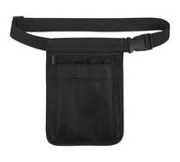 COMPUKAS Multifunctional Nurse Waist Bag and Garden Tool Waist Pouch Black Portable Medical Organizer Belt for Healthcare and Gardening Use