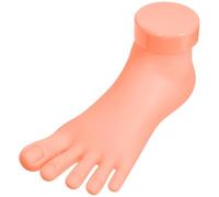 COMPUKAS Nail Art Foot Practice Model for Beginners Rubber Manicure Training Tool to Practice Applying Nail Polish for Manicures Training