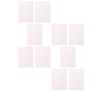 COMPUKAS Nail Glue Stickers Double-sided Adhesive Silicone 20 Sheets Pink Convenient to Use False Nail Tips for Manicure, for Holiday Events and Parties