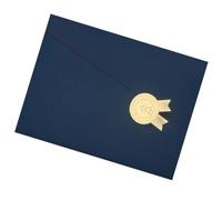 COMPUKAS Navy Graduation Certificate Holder and Award Frame Paper Cover with Detailed Workmanship for Office and Home Use, Convenient for Storage and Protecting Citizenship Certificates