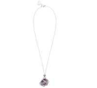 COMPUKAS Necklace Metal with Elegant Crystal Golden Pendant Hollow Stone Holder, Simple and Charming Design for Using, for Making Necklaces Crafts