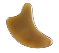 COMPUKAS Ox Horn Face and Body Scrapping Massager Piece for Adults, 5mm Natural Ox Horn Material, Effective for Daily Relief, Safe and Sturdy Massage Tool Suitable for Home and Travel