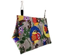 COMPUKAS Parrot Cage Hammock Made of Sturdy Canvas for Small Pets and Parrots, Comfortable Hanging Bed Providing Safe and Stylish Living Space, Decoration for Your Color