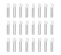 COMPUKAS Perfume Storage Sub Glass 100pcs Sample Refillable 1ml Container Bottle Vial Containers Lightweight Reusable for Travelling and Facial Serum