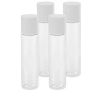 COMPUKAS Pet Lotion Dispenser Containers 4pcs Convenient for Trip and Travel Use Refillable Travel Size Bottles 150ml, Compact for Moisturizers and Liquid Skincare Products