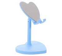 COMPUKAS Phone Stand Kawaii Abs Adjustable Heart Shaped, Portable for Desk Mobile Phone Holder, Anti-slip Design Compatible with Smartphones 5.7''-9.1'' for Home and Travel