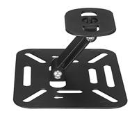 COMPUKAS Portable Foldable Projector Stand Projector Holder Adjustable Height and Angle Metal Quick Folding Foldable Desktop Sturdy Stand for Home and Business Presentations
