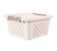 COMPUKAS Portable Hamster Carrier Box for Small Pets, Multi-functional Plastic Travel Pet Cage with Breathable Design and Easy to Clean Features, for Hamster Carry and Storage