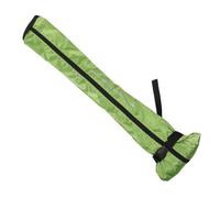 COMPUKAS Portable Hiking Poles Storage Bag in Bright Green Colour with Zipper Closure, Lightweight Walking Stick Carrying Pouch Reinforced Stitching, Nylon and Oxford Cloth Material