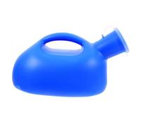COMPUKAS Portable Male Urinal Bottle 2000ml Plastic Urine Bucket with Cover for Emergency Response and Hospital Use, Easy to Clean and Sturdy Design for Men