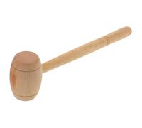 COMPUKAS Portable Wooden Clay Hammer for Pottery Making with Smooth and Surfaces Ergonomic Mallet for Clay Sculpture and Ceramic Art DIY Pottery Tool for Beginners and Professionals