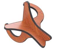COMPUKAS Portable Wooden Ukulele Stand X Frame, Easy to Mount and Dismount, Super Stability, Suitable for Mandolin and Ukulele, Elegant Design to Decorate Your Room