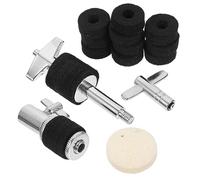 COMPUKAS Professional Hi Hat Clutch Drum Parts Set with Screw Fixed Knob Durable Felt Pad Replacement for Cymbal Stability and Sound Easy Disassemble with Unique Keyhole for Percussion Kits