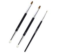 COMPUKAS Professional Makeup Tear Ditch Concealer Brush Small Fine Cosmetic Brush for Travel Portable Makeup Supplies for Eyeshadow Application
