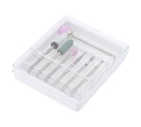 COMPUKAS Professional Nail Drill Bits Kit Tungsten Steel and Ceramic Grinding Heads for Peeling and Removing Dead Skin for Manicure and Pedicure on Finger and Toe Nails