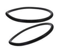 COMPUKAS Puncture Proof Solid Wheelchair Tyres Pu Material and Airless Elastic Construction, Robust Non Pneumatic Replacement Tyres Featuring Antislip Tread for Manual and Electric