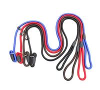 COMPUKAS Red Pet Dog Nylon Training Leash Sturdy Cotton Rope, Adjustable 0.8x140cm Lead for Walking and Training, Strong and Easy to Use Practical Dog Lead