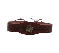 COMPUKAS Renaissance Viking Headband Retro Arc-shaped Hair Accessory for Medieval Events Comfortable Fit for Long-term Wear for Historical Reenactments and Cosplay Parties