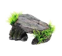 COMPUKAS Reptile Basking Platform with Hideout Cave Multifunctional Climbing Area for Bearded Dragons Turtles Lizards and Snakes Stylish Habitat Decoration and Secure Play Space