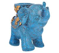 COMPUKAS Resin Crystal Stand Gift for Meaningful Days and Festivals Elephant Shape Decorative Stable Base Chic Design for Home Desktop Display