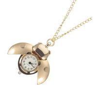 COMPUKAS Retro Beetle Designed Pocket Watch in Golden Zinc Alloy with Quartz Movement, Gorgeous Decorative Effect and Good User Experience, for Your Family and Friends Or Yourself