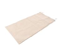 COMPUKAS Reusable Drawstring Bread Bag 25X50Cm, Cotton Linen Loaf Storage Pouch for Bread, Cookies and Nuts, Eco-Friendly Food Storage Sack for Kitchen and Bakery Use