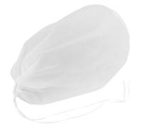 COMPUKAS Reusable Fine Mesh Nut Milk Bag Strainer with Drawstring, Cylindrical Design, Made of Manganese Steel and Cotton, Easy to Clean, for Filtering Coffee, Juice, and Beverages at Home