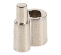COMPUKAS Rotary Valve Center Shaft Two-stage Left Rotor Axle Pin with Corrosion Resistant Brass Shaft, Sturdy Metal Valve Part for Trombone and Baritone Horn for Live Performance