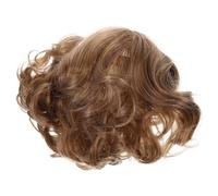 COMPUKAS Short Blonde Curly Wig for Women with Big Waves, Washable and Reusable K Silk Hair, for Daily Use and Party Cosplay, Golden Colour Short Curly Hair Wig