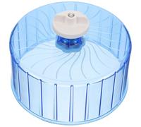COMPUKAS Silent Hamster Wheel for Small Pets Sky Blue Low Noise Exercise for Hamsters Gerbils Chinchillas and Rats Cage Running Wheel with Dual Bearings